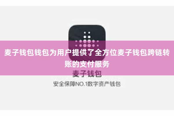 麦子钱包钱包为用户提供了全方位麦子钱包跨链转账的支付服务