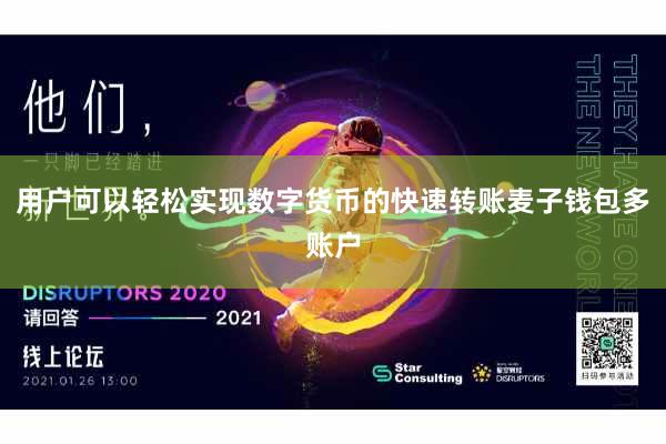 用户可以轻松实现数字货币的快速转账麦子钱包多账户