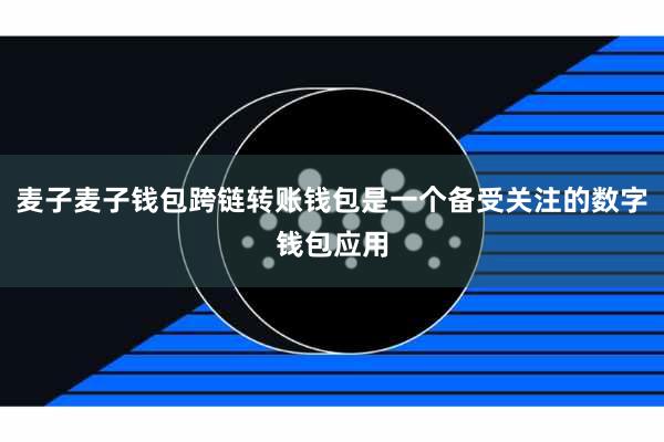 麦子麦子钱包跨链转账钱包是一个备受关注的数字钱包应用