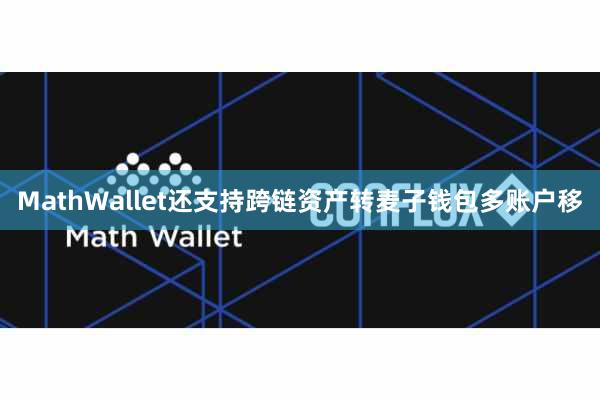 MathWallet还支持跨链资产转麦子钱包多账户移